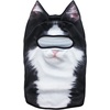 image:imageWTACTFUL 3D Animal Ears Balaclava Breathable Face Mask for Halloween British Bicolor Cat Meb18