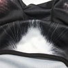image:imageWTACTFUL 3D Animal Ears Balaclava Breathable Face Mask for Halloween British Bicolor Cat Meb18