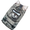 image:imageWTACTFUL 3D Animal Ears Balaclava Breathable Face Mask for HalloweenSilver Tabby American Shorthair Meb21