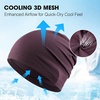 image:imageWTACTFUL 3Pack Breathable Cooling Skull Cap for Men Women Thin BeanieBlackpurplewhite