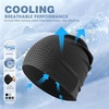 image:imageWTACTFUL 3Pack Lightweight Cooling Skull Cap for Men amp Women Summer Blackgraywhite