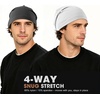 image:imageWTACTFUL 3Pack Lightweight Cooling Skull Cap for Men amp Women SummerBlackblackgray