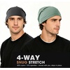 image:imageWTACTFUL 3Pack Lightweight Cooling Skull Cap for Men amp Women SummerBlackgraygreen