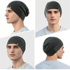 image:imageWTACTFUL 3Pack Soft Viscose Slouchy Beanie Skull Caps for Men and WomenBlackgraybrown