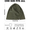 image:imageWTACTFUL 3Pack Soft Viscose Slouchy Beanie Skull Caps for Men and WomenBlackgreenbrown