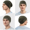 image:imageWTACTFUL 3Pack Soft Viscose Slouchy Beanie Skull Caps for Men and WomenBlackgreenbrown