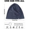 image:imageWTACTFUL 3Pack Soft Viscose Slouchy Beanie Skull Caps for Men and WomenBlackwhiteblue