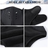 image:imageWTACTFUL Breathable Half Face Mask for Men Women Warm Thermal Balaclava2Pack Black