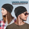 image:imageWTACTFUL Cooling Breathable Skull Cap Men Women Sweat Wicking 124 Pack1 Piece  Black