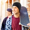 image:imageWTACTFUL Cooling Breathable Skull Cap Men Women Sweat Wicking 124 PackBlack  Black