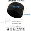 image:imageWTACTFUL Cooling Breathable Skull Cap Men Women Sweat Wicking 124 PackBlack  Black
