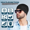 image:imageWTACTFUL Cooling Breathable Skull Cap Men Women Sweat Wicking 124 PackBlack  Deep Purple