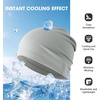 image:imageWTACTFUL Cooling Breathable Skull Cap Men Women Sweat Wicking 124 PackBlack  Light Gray