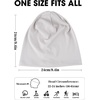 image:imageWTACTFUL Cooling Breathable Skull Cap Men Women Sweat Wicking 124 PackBlack  Light Gray