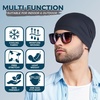 image:imageWTACTFUL Cooling Breathable Skull Cap Men Women Sweat Wicking 124 PackBlack  Navy Blue
