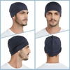 image:imageWTACTFUL Cooling Breathable Skull Cap Men Women Sweat Wicking 124 PackBlack  Navy Blue