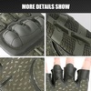 image:imageWTACTFUL Fingerless Tactical Gloves Men Women Breathable Reinforced PalmGreen  Fingerless