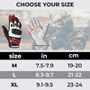 image:imageWTACTFUL Goatskin Carbon Motorcycle Gloves Touchscreen Men WomenRed