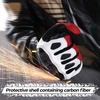 image:imageWTACTFUL Goatskin Carbon Motorcycle Gloves Touchscreen Men WomenRed
