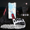 image:imageWTACTFUL Goatskin Carbon Motorcycle Gloves Touchscreen Men WomenRed