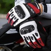image:imageWTACTFUL Goatskin Carbon Motorcycle Gloves Touchscreen Men WomenRed