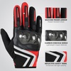image:imageWTACTFUL Lightweight Motorcycle Gloves for Men Women Touchscreen SummerRed