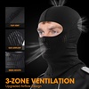 image:imageWTACTFUL Motorcycle Ski Mask Balaclava Face Mask MenBlack  Green