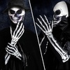 image:imageWTACTFUL Skeleton Gloves Men Women Bone Halloween Long Arm CostumeLong