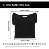 image:imageWTACTFUL Ski Mask Neck Gaiter Warmer Balaclava Half Face Mask Men WomenExtra Long Style  BlackBlack