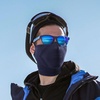 image:imageWTACTFUL Ski Mask Neck Gaiter Warmer Balaclava Half Face Mask Men WomenExtra Long Style  BlackBlue