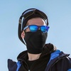 image:imageWTACTFUL Ski Mask Neck Gaiter Warmer Balaclava Half Face Mask Men WomenExtra Long Style  BlackGray
