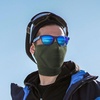 image:imageWTACTFUL Ski Mask Neck Gaiter Warmer Balaclava Half Face Mask Men WomenExtra Long Style  BlackGreen