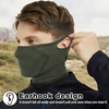 image:imageWTACTFUL Ski Mask Neck Gaiter Warmer Balaclava Half Face Mask Men WomenExtra Long Style  BlackGreen