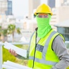 image:imageWTACTFUL Summer Balaclava Face Mask Men UPF50 Breathable Sun ProtectionFluorescent Green 3pcs