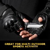 image:imageWTACTFUL Tactical Fingerless Gloves Men Women Breathable AntiSlip Black
