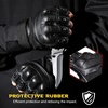 image:imageWTACTFUL Tactical Fingerless Gloves Men Women Breathable AntiSlip Black