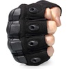 image:imageWTACTFUL Tactical Fingerless Gloves Men Women Breathable AntiSlipBlack