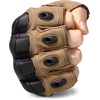 image:imageWTACTFUL Tactical Fingerless Gloves Men Women Breathable AntiSlipBrown