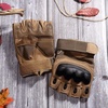 image:imageWTACTFUL Tactical Fingerless Gloves Men Women Breathable AntiSlipBrown