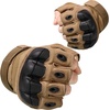 image:imageWTACTFUL Tactical Fingerless Gloves Men Women Breathable AntiSlipBrown