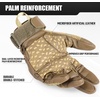 image:imageWTACTFUL Tactical Gloves Men Women Touchscreen Reinforced PalmBrown