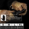image:imageWTACTFUL Tactical Gloves Men Women Touchscreen Reinforced PalmBrown