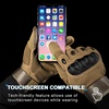 image:imageWTACTFUL Tactical Gloves Men Women Touchscreen Reinforced PalmFull Finger Brown