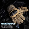 image:imageWTACTFUL Tactical Gloves Men Women Touchscreen Reinforced PalmFull Finger Brown