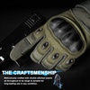 image:imageWTACTFUL Tactical Gloves Men Women Touchscreen Reinforced PalmFull Finger Green