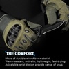 image:imageWTACTFUL Tactical Gloves Men Women Touchscreen Reinforced PalmFull Finger Green