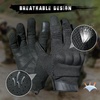 image:imageWTACTFUL Touch Screen Breathable Tactical Full Finger Gloves for MenBlack