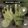 image:imageWTACTFUL Touch Screen Breathable Tactical Full Finger Gloves for MenGreen