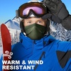 image:imageWTACTFUL Winter Neck Warmer Face Mask Windproof Breathable AntiFogAll Green