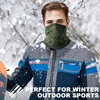 image:imageWTACTFUL Winter Neck Warmer Face Mask Windproof Breathable AntiFogAll Green
